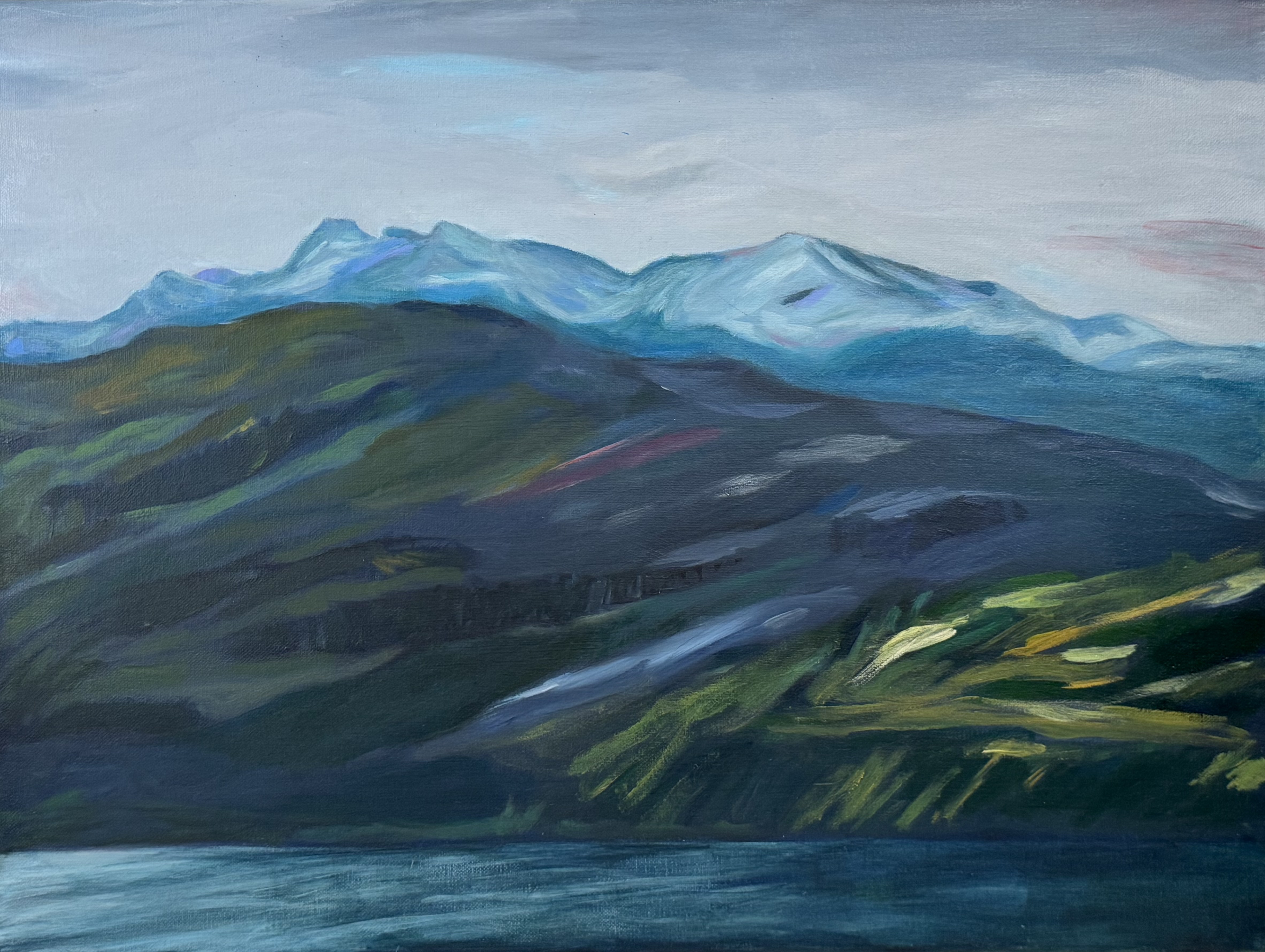 Horseshoe Bay on a Grey Day (2025)
24 inches x 18 inches, acrylic on canvas,
C$1800